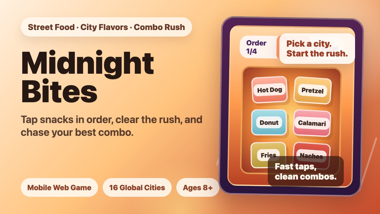 Midnight Bites restaurant game